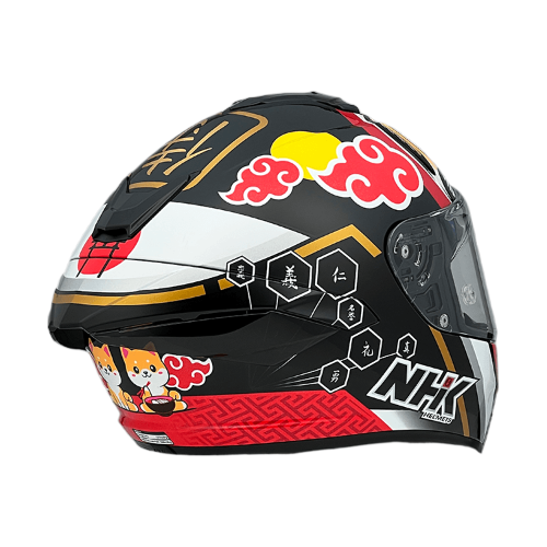 NHK K5R MF#2 不倒翁 (MIHA) 亮面黑紅白 選手彩繪 全罩式 透氣