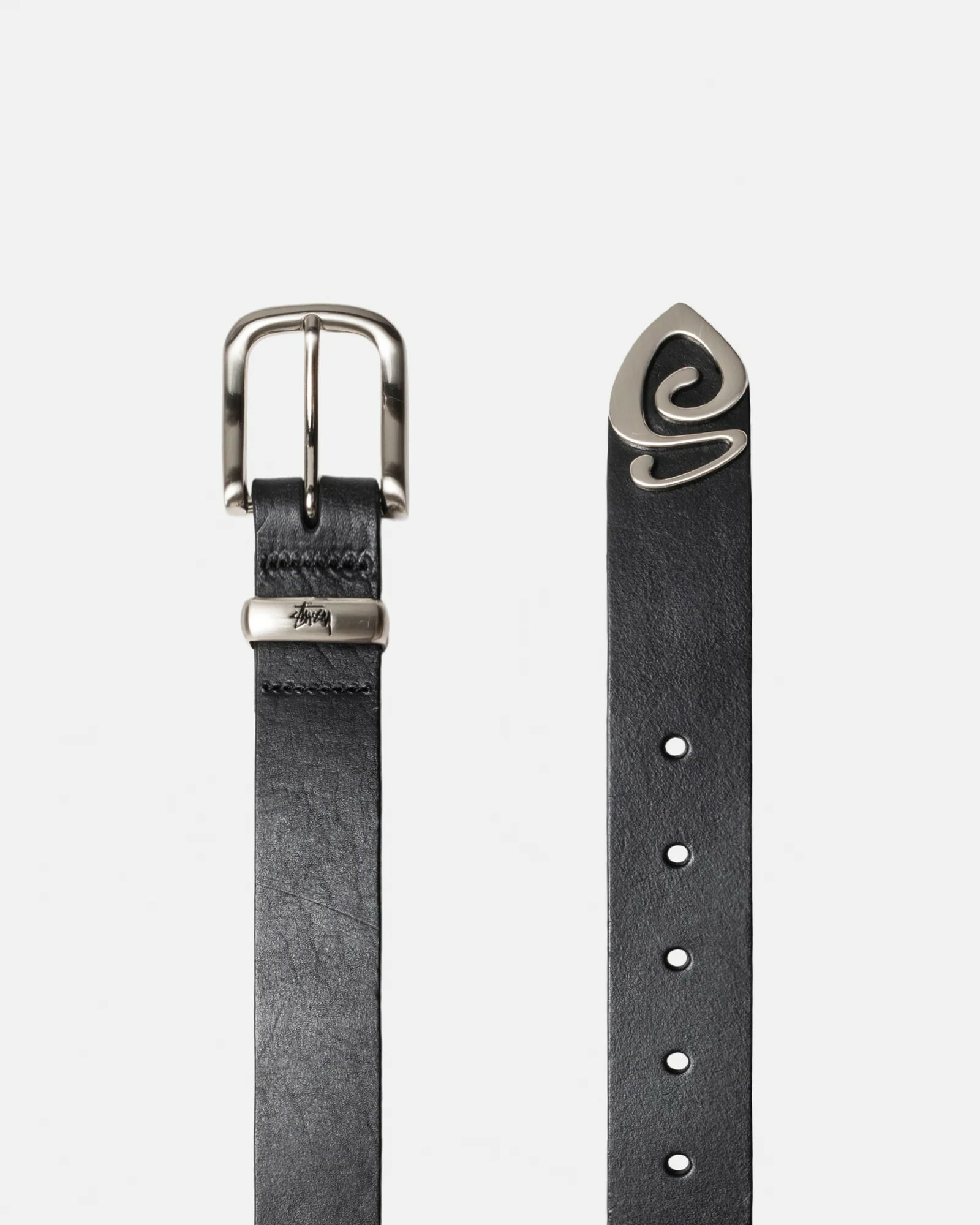 Stussy METAL S TIP BELT 皮帶