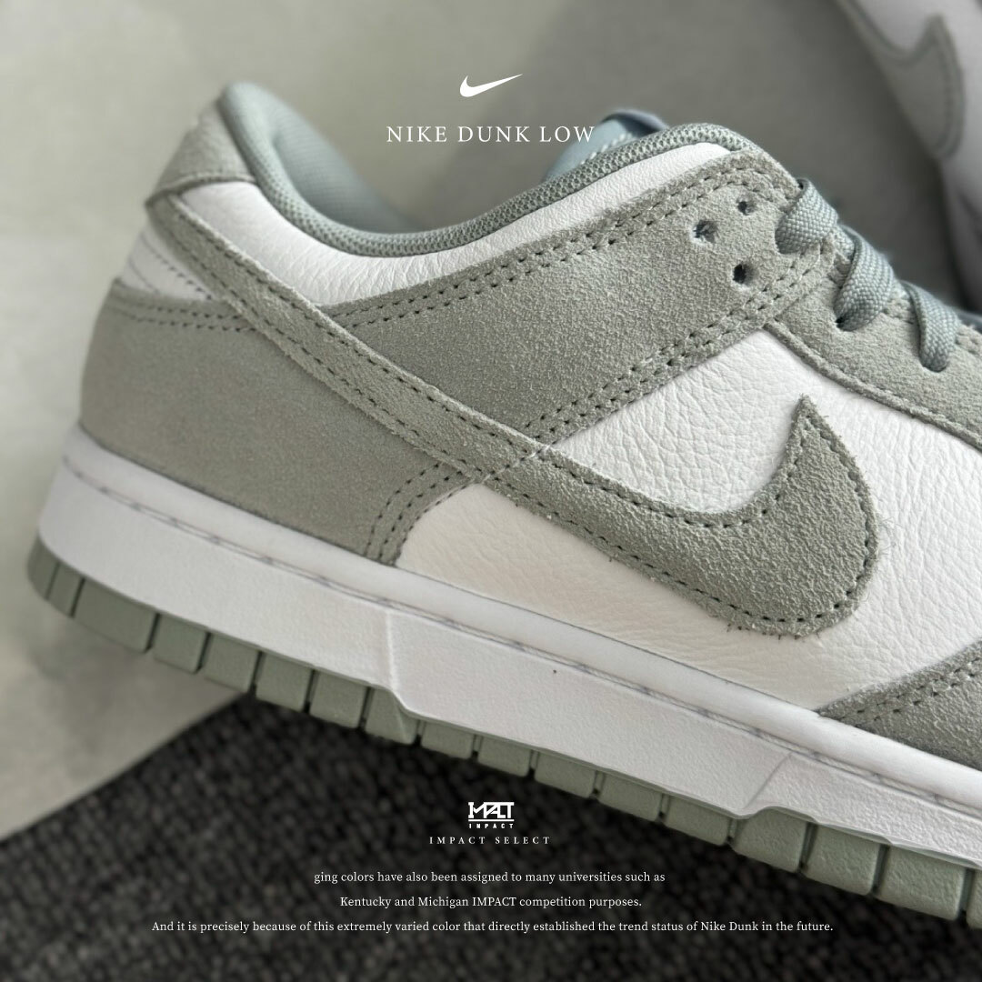 Nike Dunk Low 特殊麂皮版灰白FQ8249-101