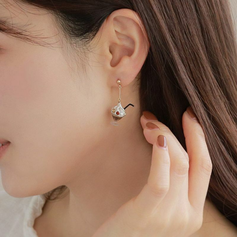 Ayatorie 咖啡雪糕耳環