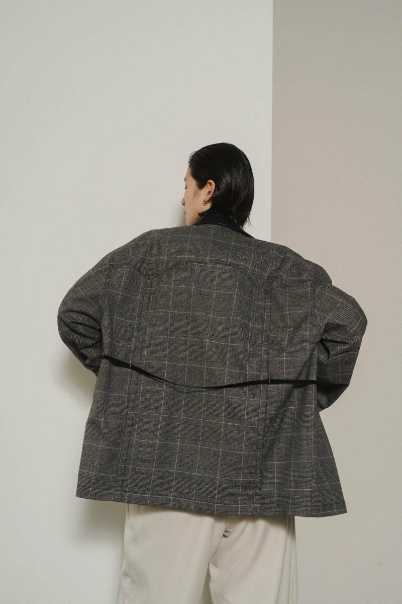 Knuth Marf - custom leather military jacket(unisex)/che