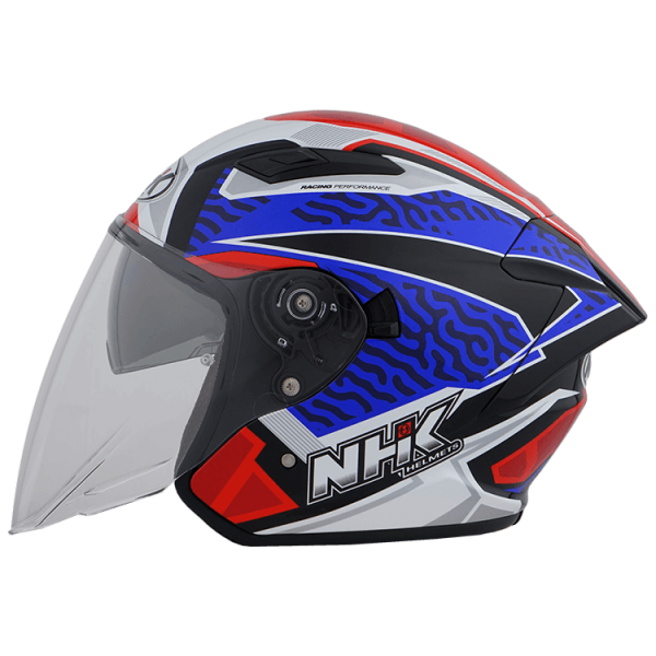 NHK S1GP PRO SA63#2 (Syarifudin Azman) 亮面黑紅 選手彩繪 3/4罩式 透氣 內墨片