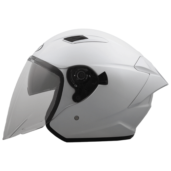 NHK S1GP PRO 星光白 素色 3/4罩式 透氣 內墨片