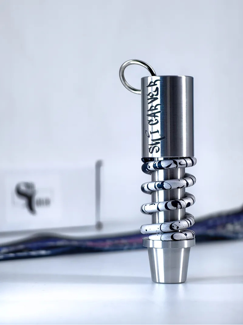 Shi Carver Spring Mouthtip 2.0 -  Silver black