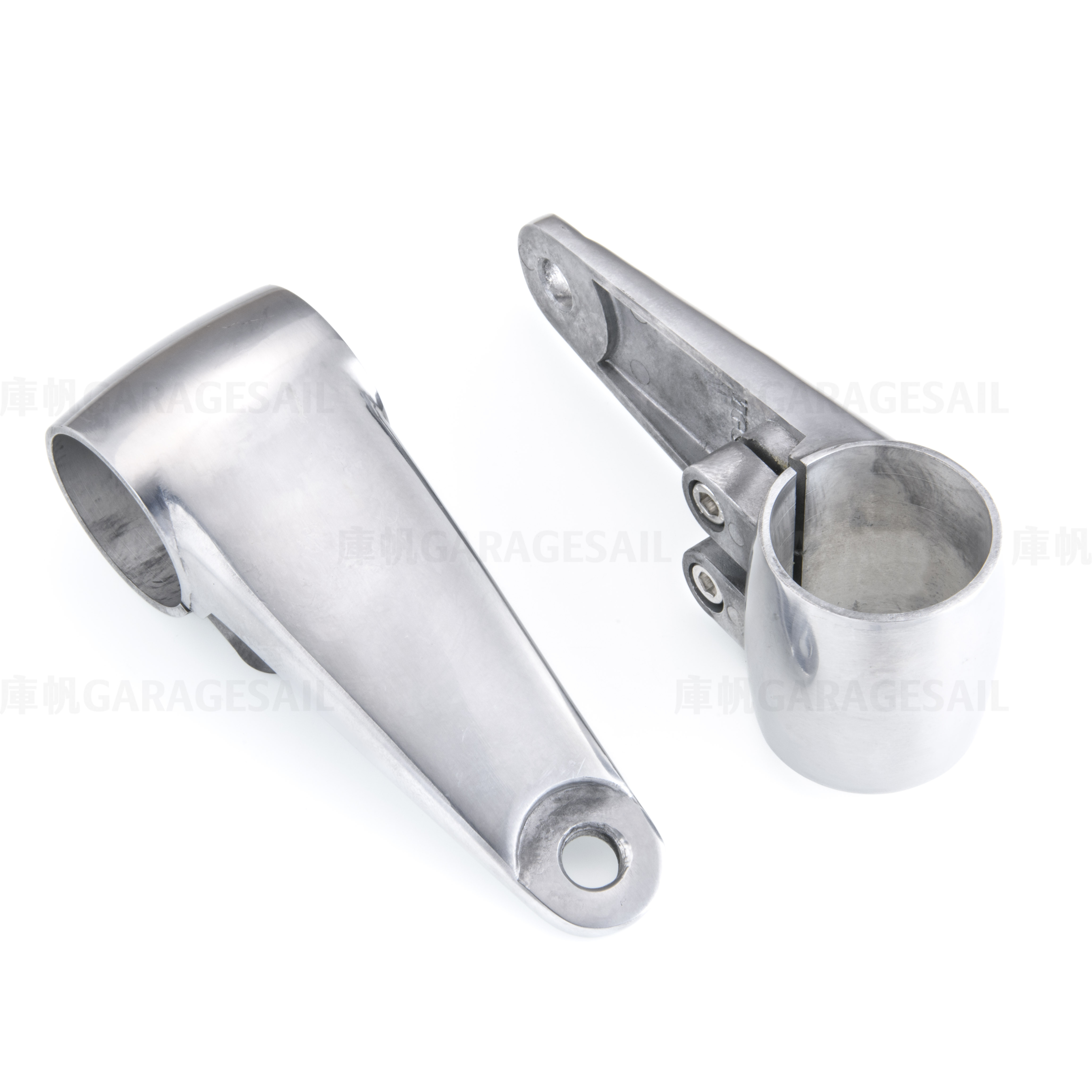 大燈吊耳 支架 T3 (35-41mm) - 拋光銀