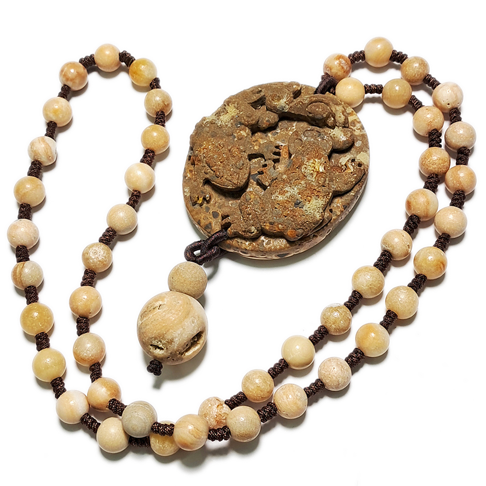 招財蟾蜍龍宮舍利項鍊A21【十方】153644