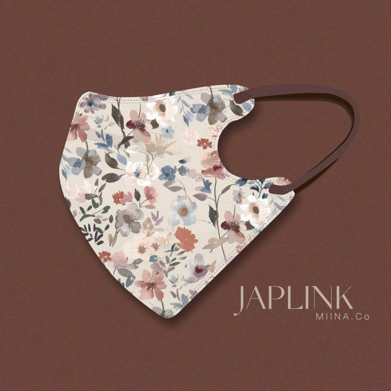 JAPLINK MASK 立體口罩【 HEPA 設計款 】繁花