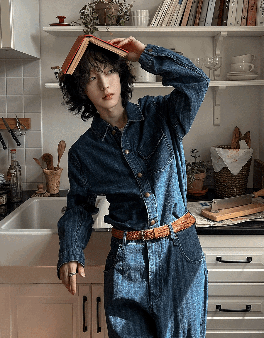 毛邊牛仔短版夾克外套