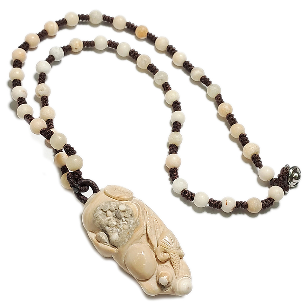 彌勒佛{跳出舍利}龍宮舍利項鍊AA20【十方】153653