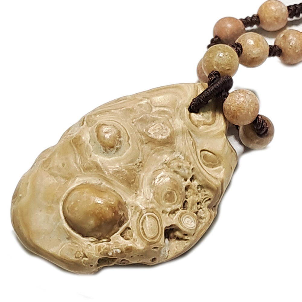 {龍宮舍利}原礦能量石項鍊A11 【十方】153660