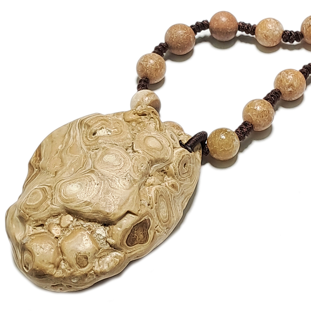 {龍宮舍利}原礦能量石項鍊A11 【十方】153660