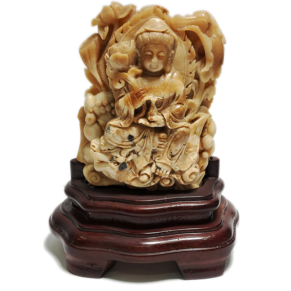 蓮花寶瓶觀音{頂級}龍宮舍利 A39【十方】153687