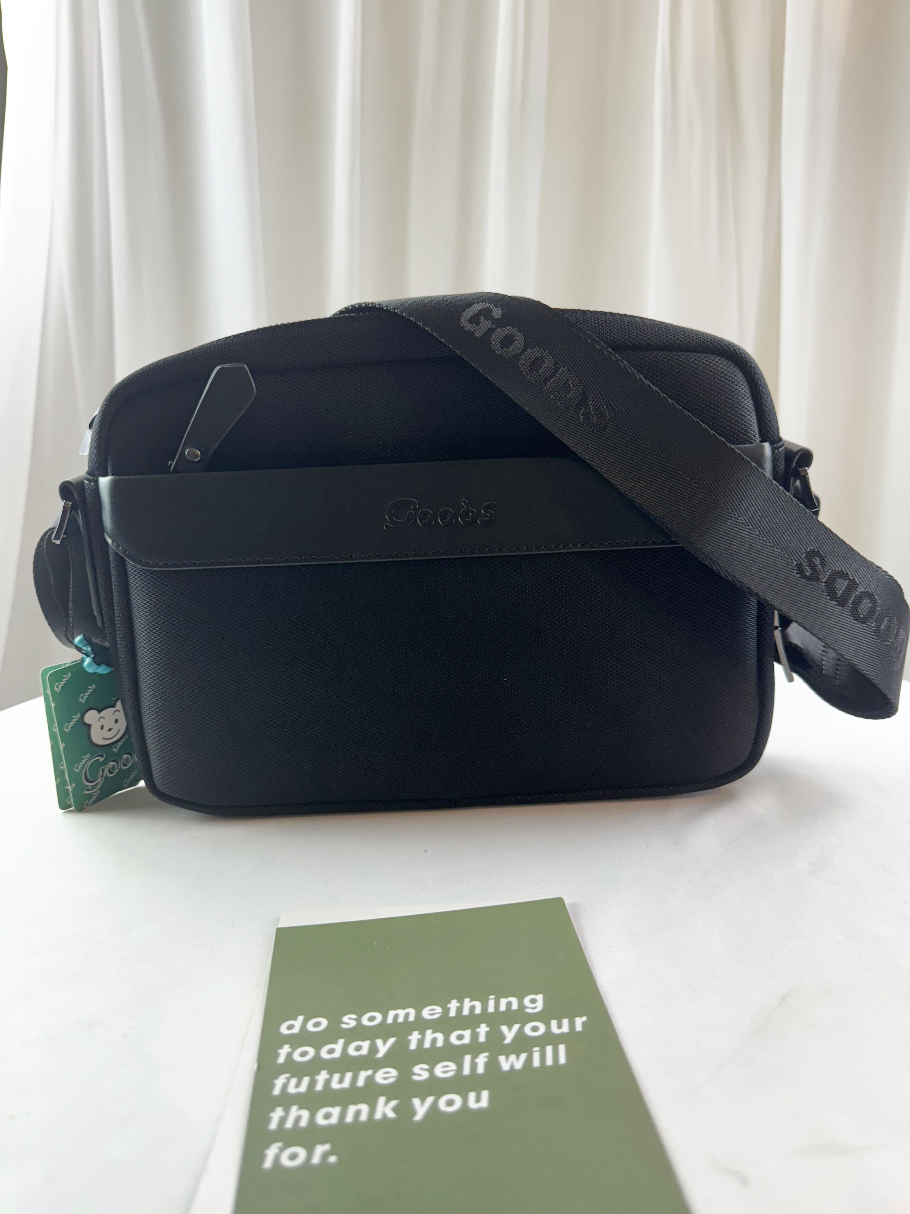 GOODS 經典黑 男用側背包  #GD-2796