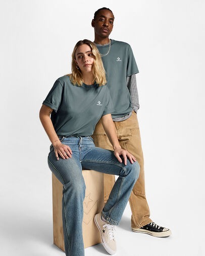 【預購】Converse Embroidered G091713 男女同款短袖