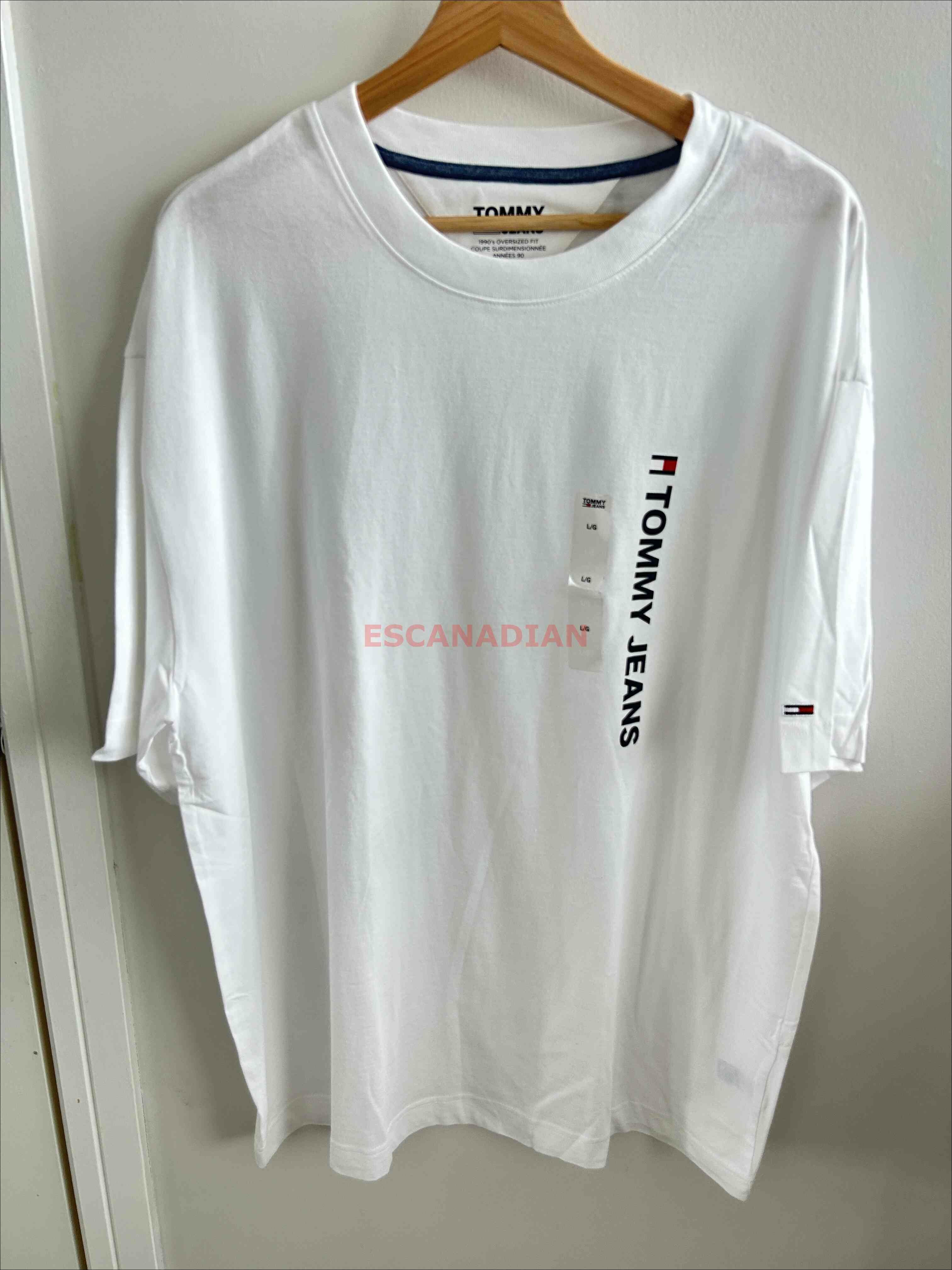 TOMMY 男大人 Jeans系列 Oversized(寬版) 經典小字樣 短TEE