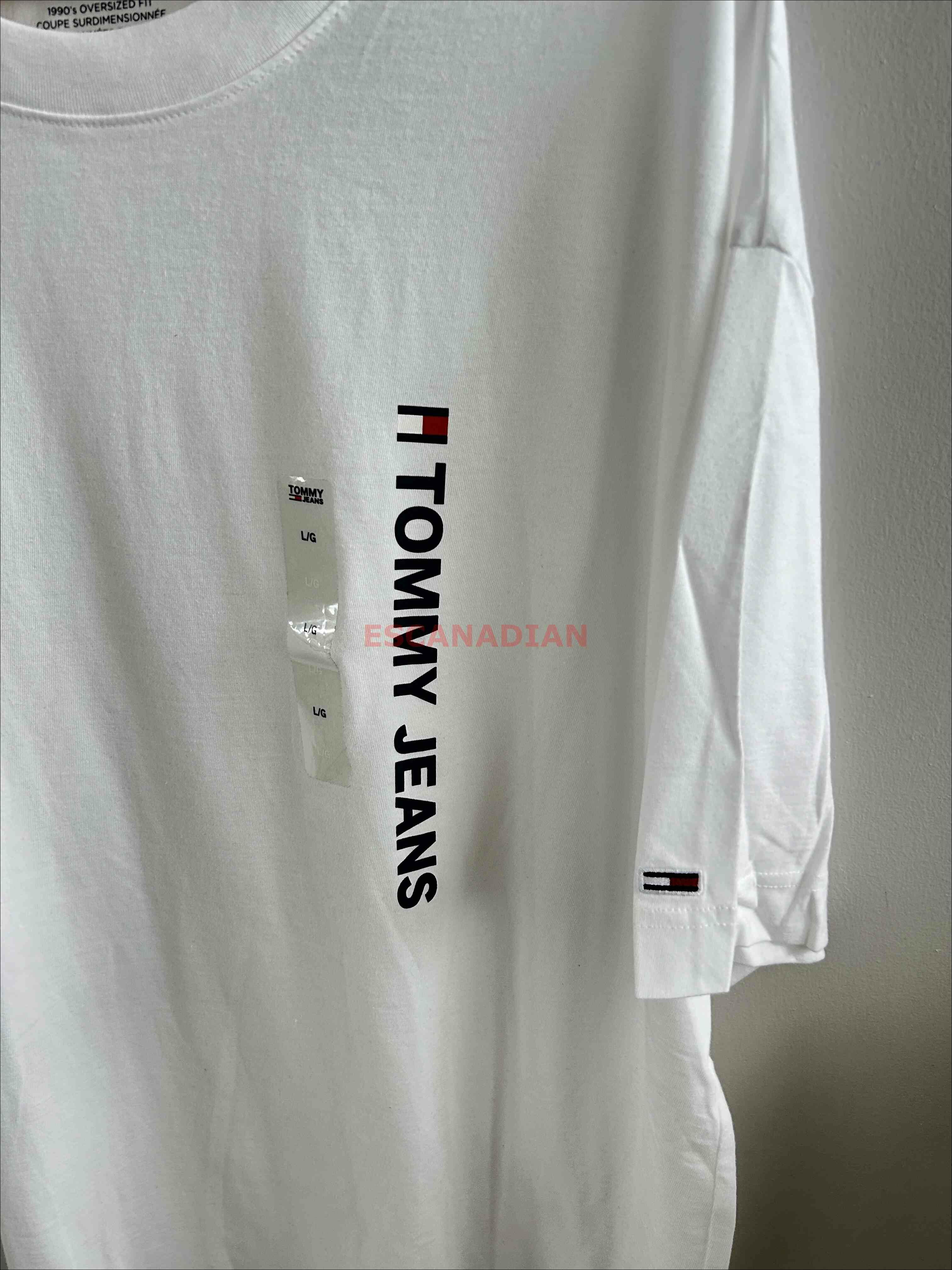 TOMMY 男大人 Jeans系列 Oversized(寬版) 經典小字樣 短TEE