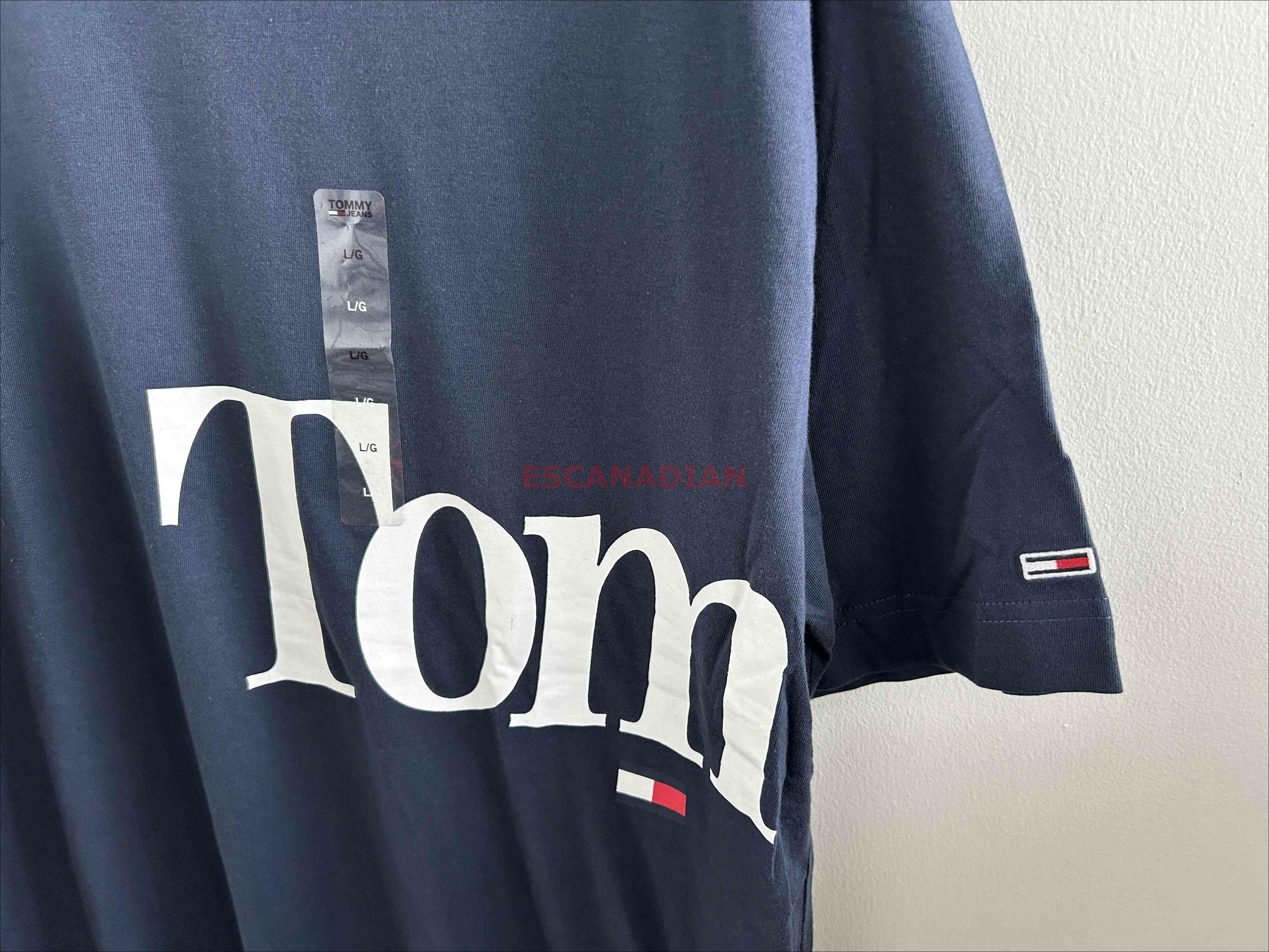TOMMY 男大人 Jeans系列 Oversized(寬版) 大字樣 短TEE