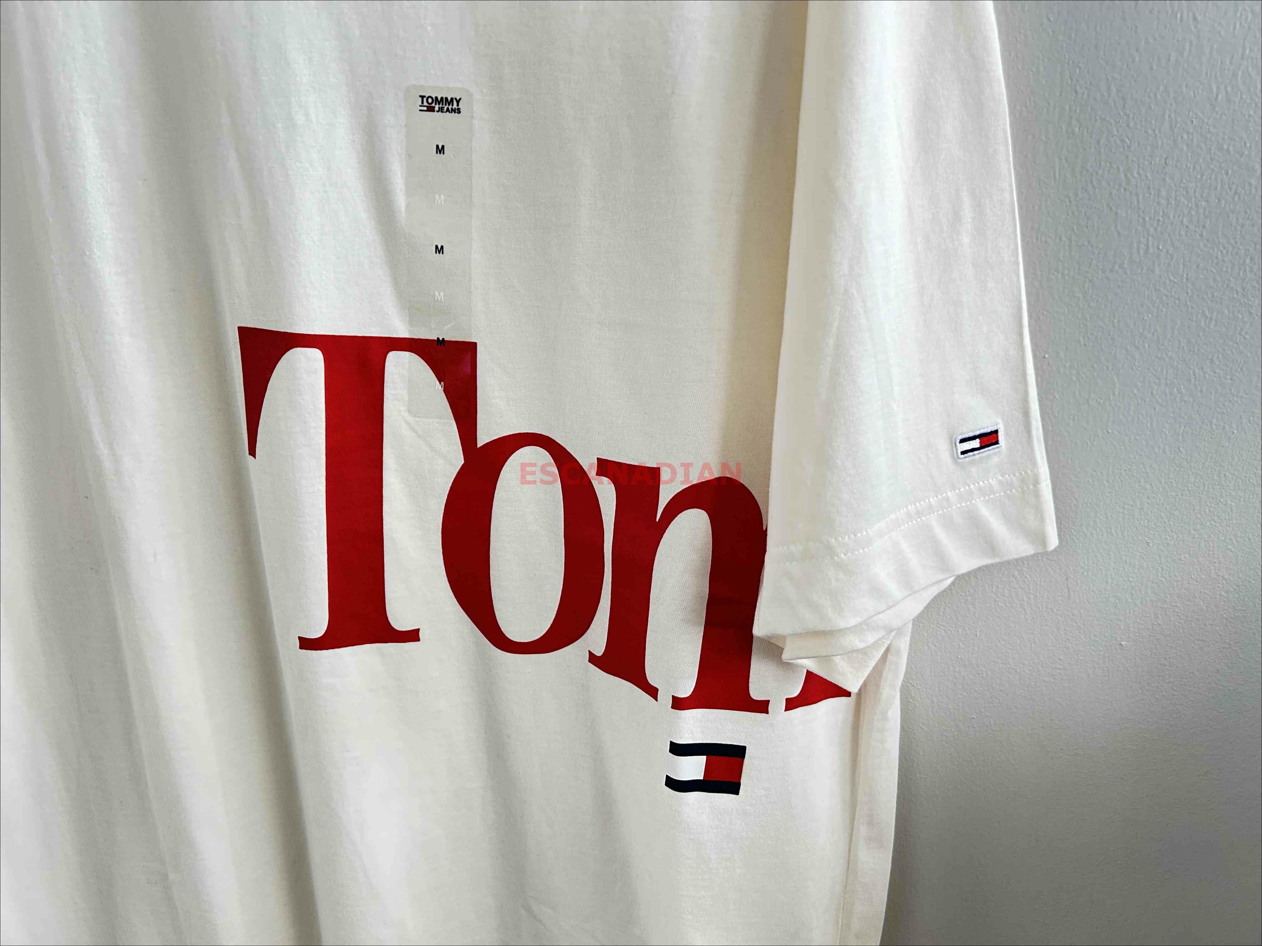 TOMMY 男大人 Jeans系列 Oversized(寬版) 大字樣 短TEE