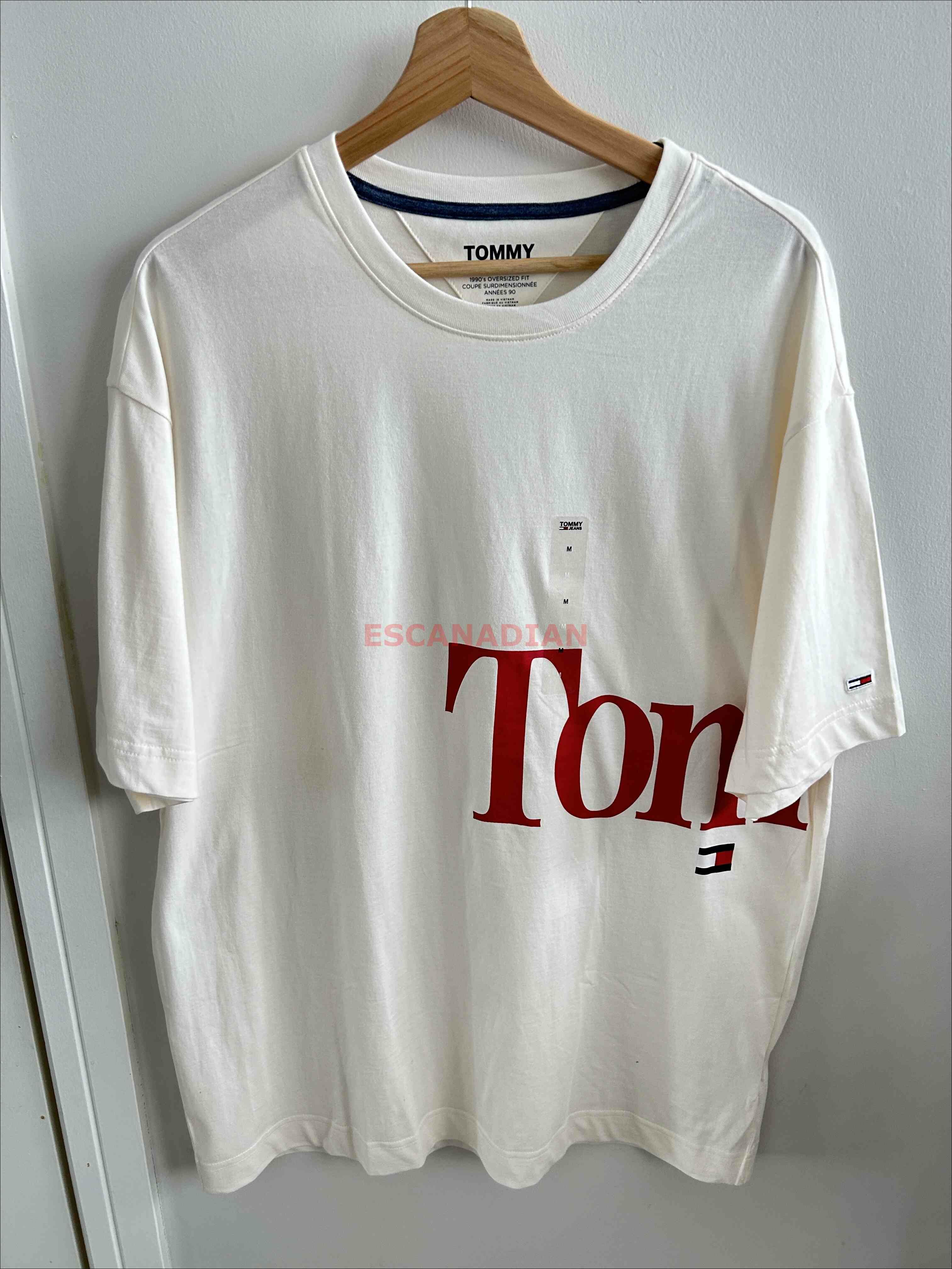 TOMMY 男大人 Jeans系列 Oversized(寬版) 大字樣 短TEE