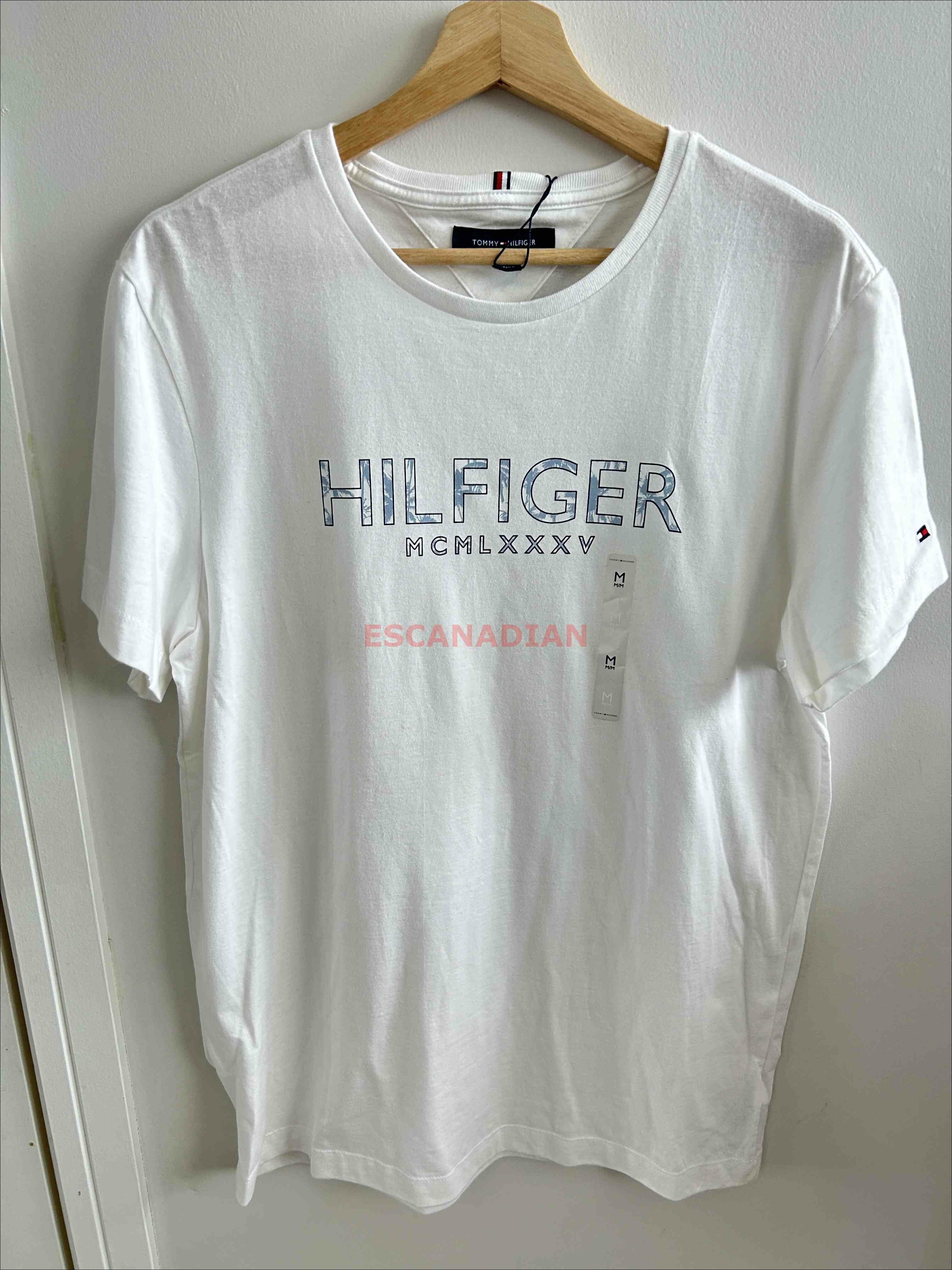 TOMMY 男大人 字樣 短TEE