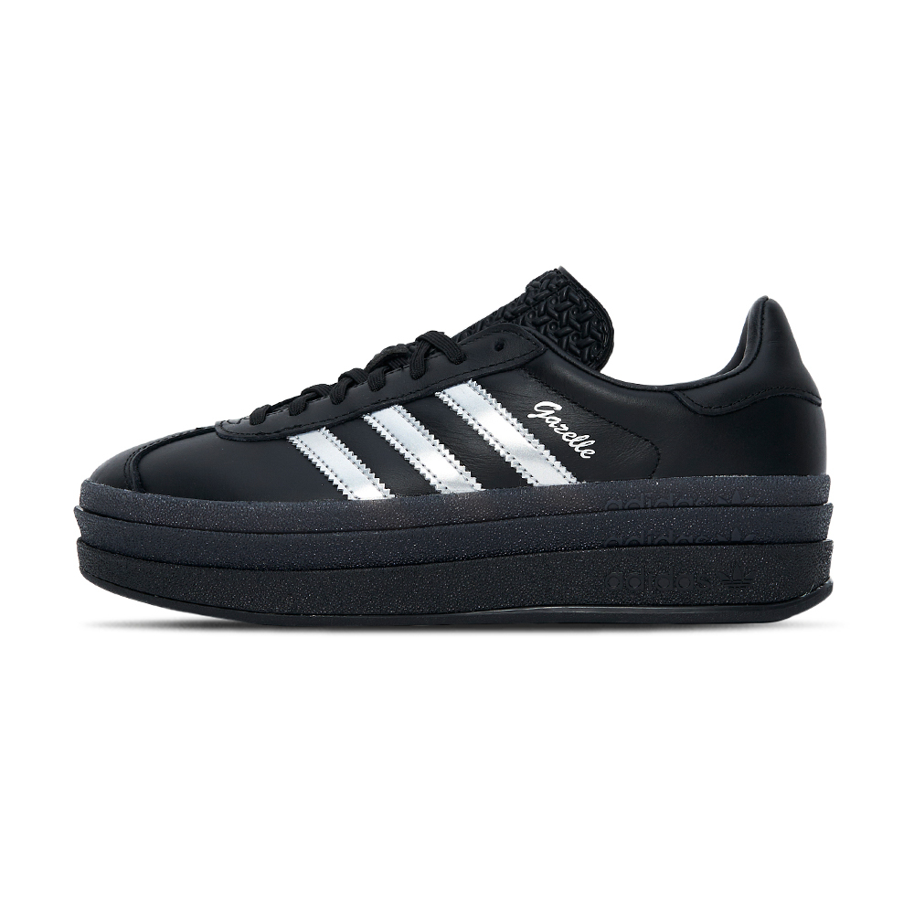Adidas Pride Gazelle Bold PV 女鞋 黑銀色 運動 聯名 厚底 經典 休閒鞋 IH8063