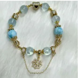 [S] GEMZ & CO ZBA BRACELET, AQUAMARINE/LARIMAR, Y119 (Y119)