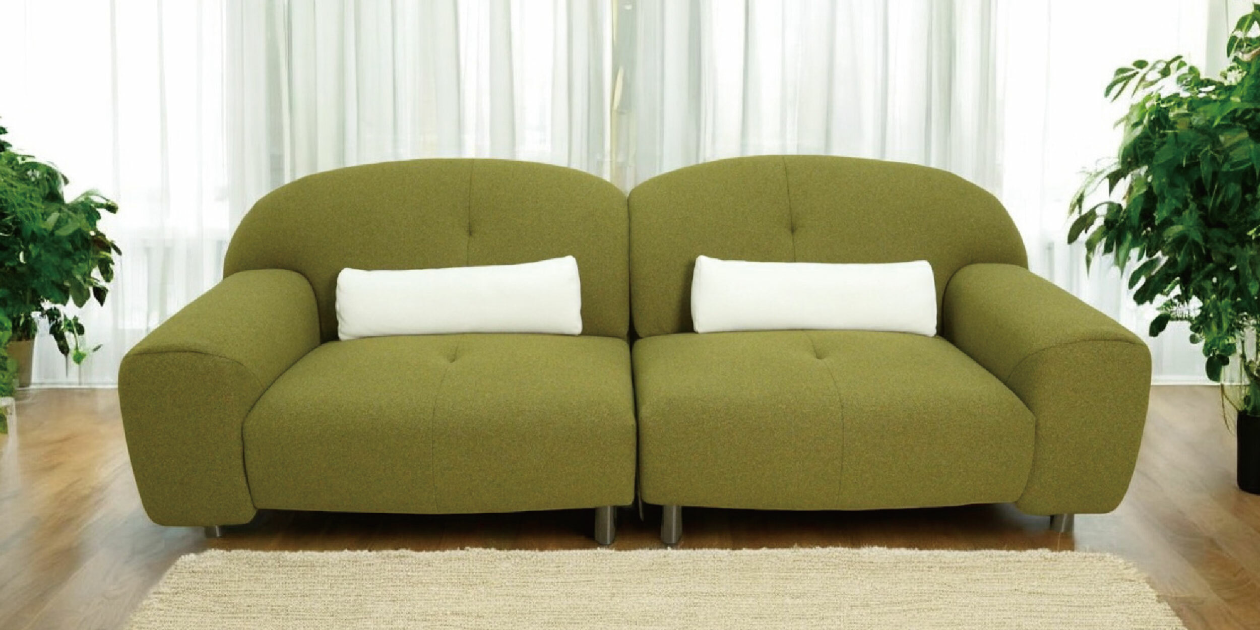 大三人座沙發｜北極熊