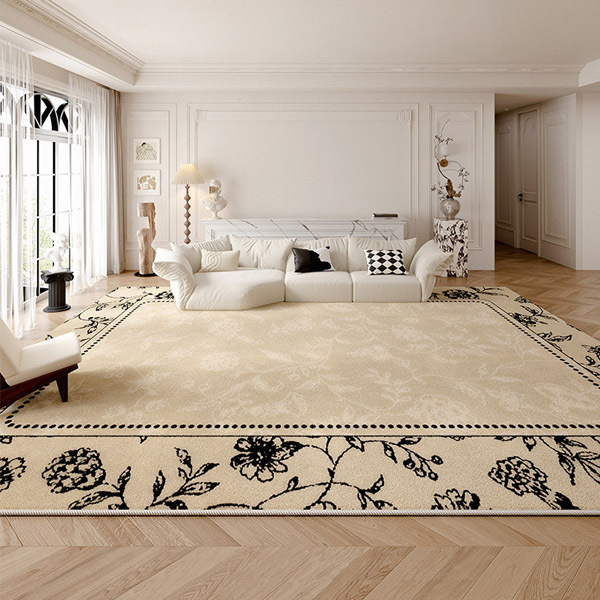 幽靜花苑細綿絨地毯