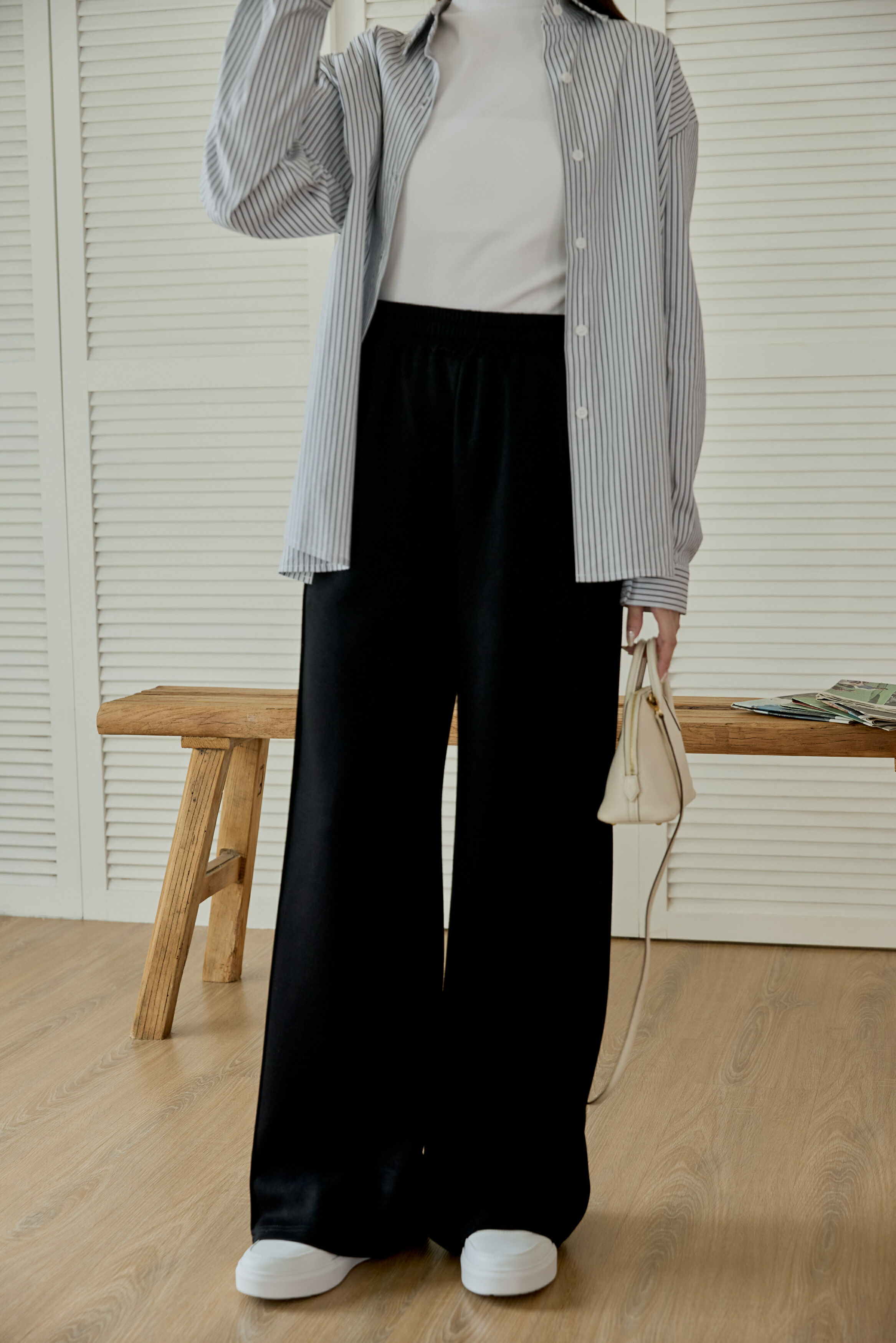 居家休閒軟綿綿賴床長褲