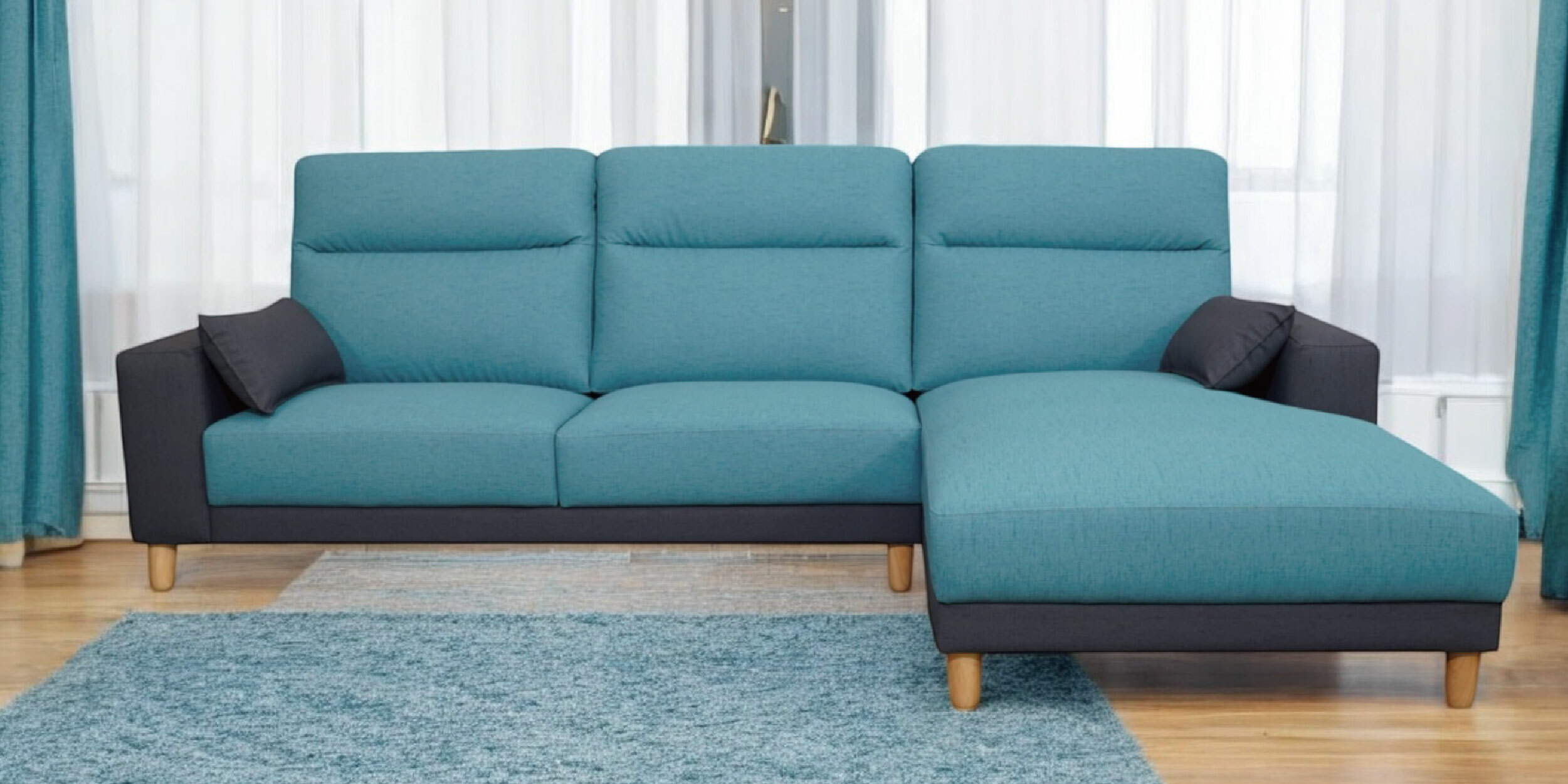 L型沙發 | 爵士藍調