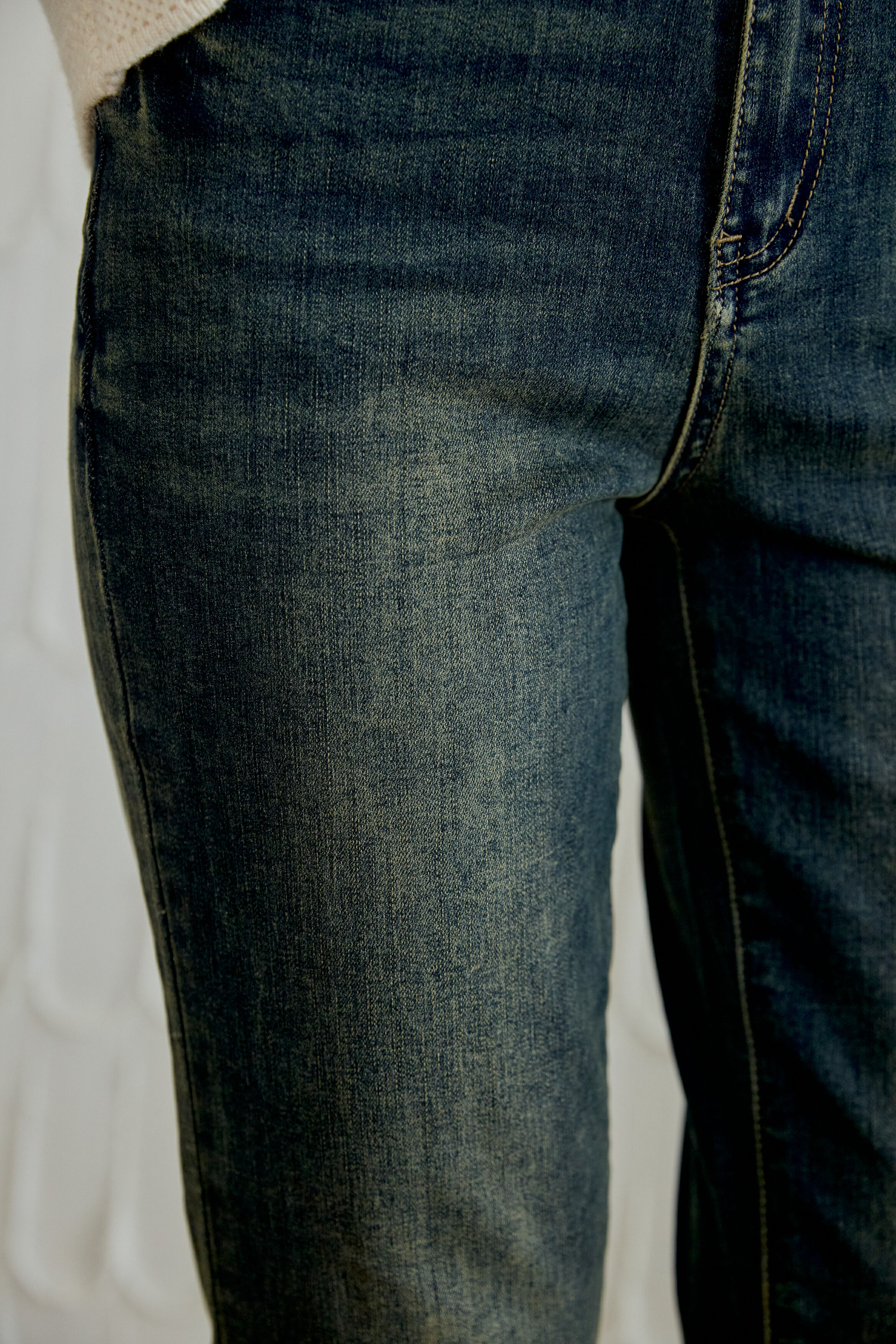 捨不得洗超彈性牛仔褲