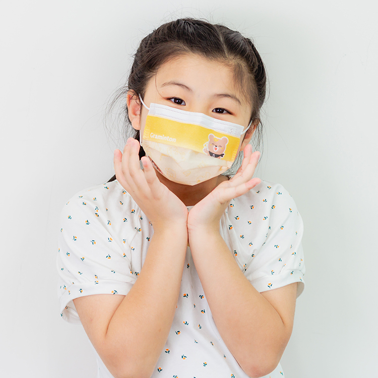 小臉必備-兒童鉅瑋醫療口罩X妙妙熊(30片/盒)