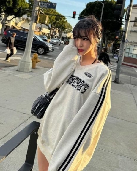 [YUJU同款] 1993studio - 90S track sweatshirts (oat beige)