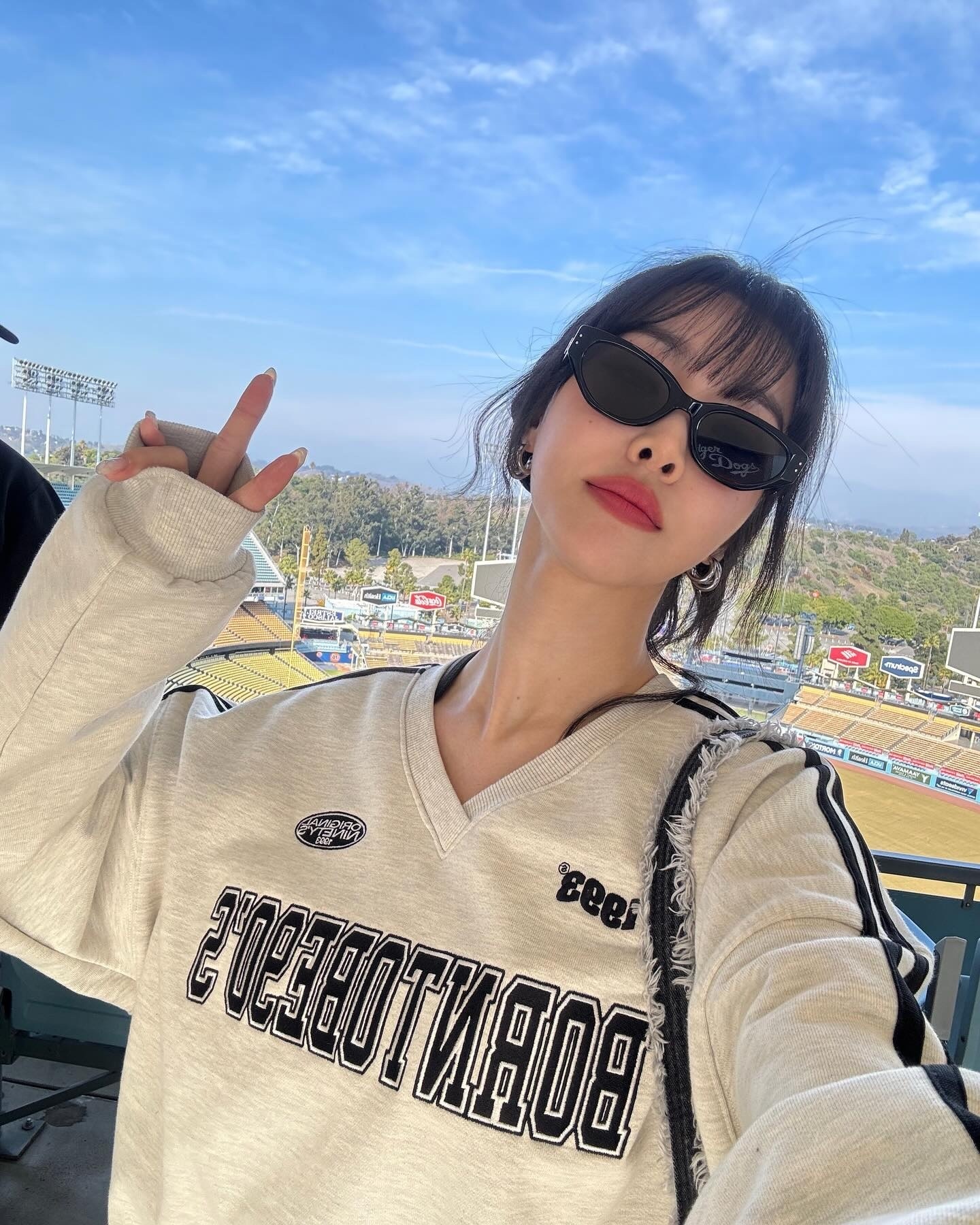 [YUJU同款] 1993studio - 90S track sweatshirts (oat beige)