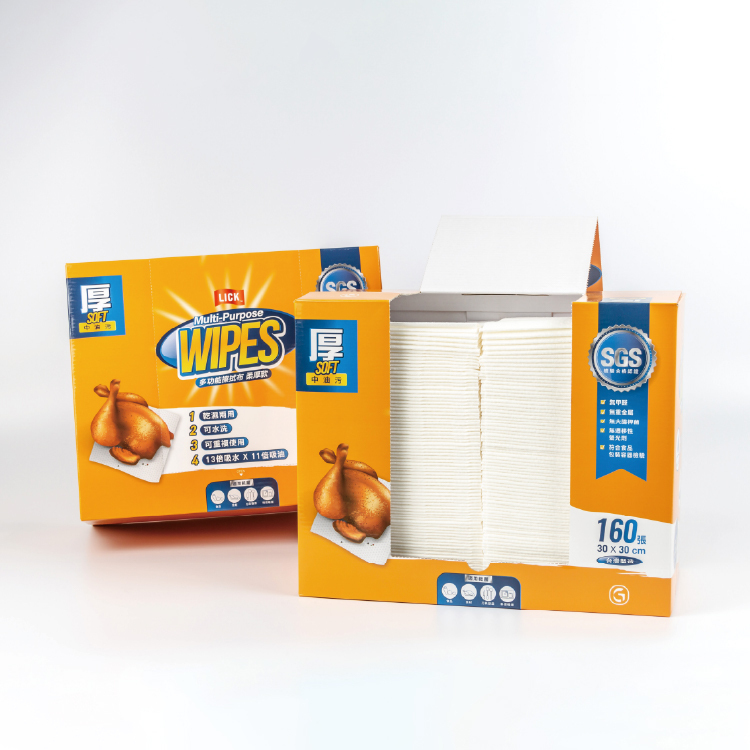 多功能擦拭布-柔厚款 (超取最多2組)_力可潔