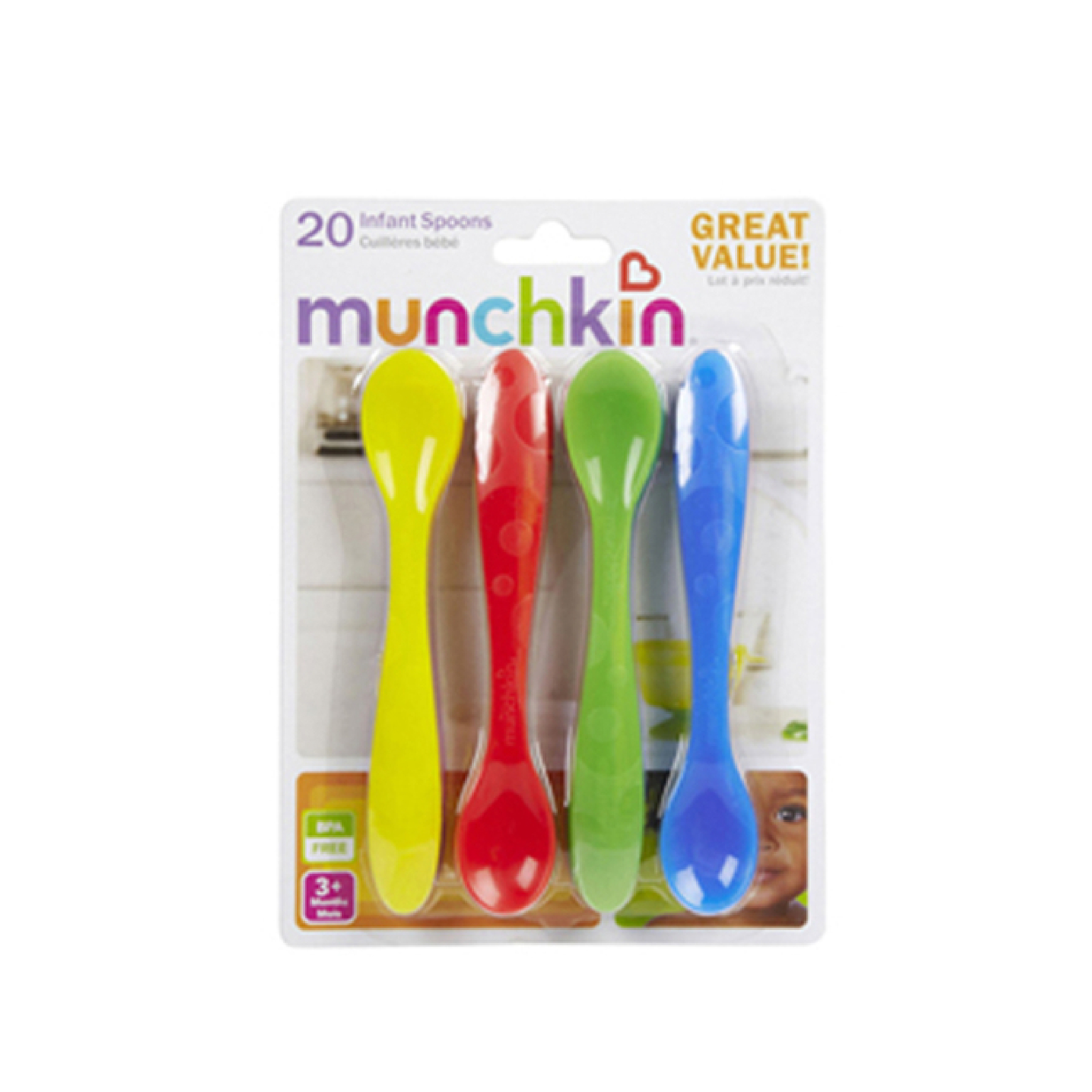 【Munchkin】攜帶式湯匙20入