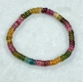 [S] GEMZ & CO TSA COUNT & COUNT BRACELET, TOURMALINE ABACUS, Y147 (Y147)