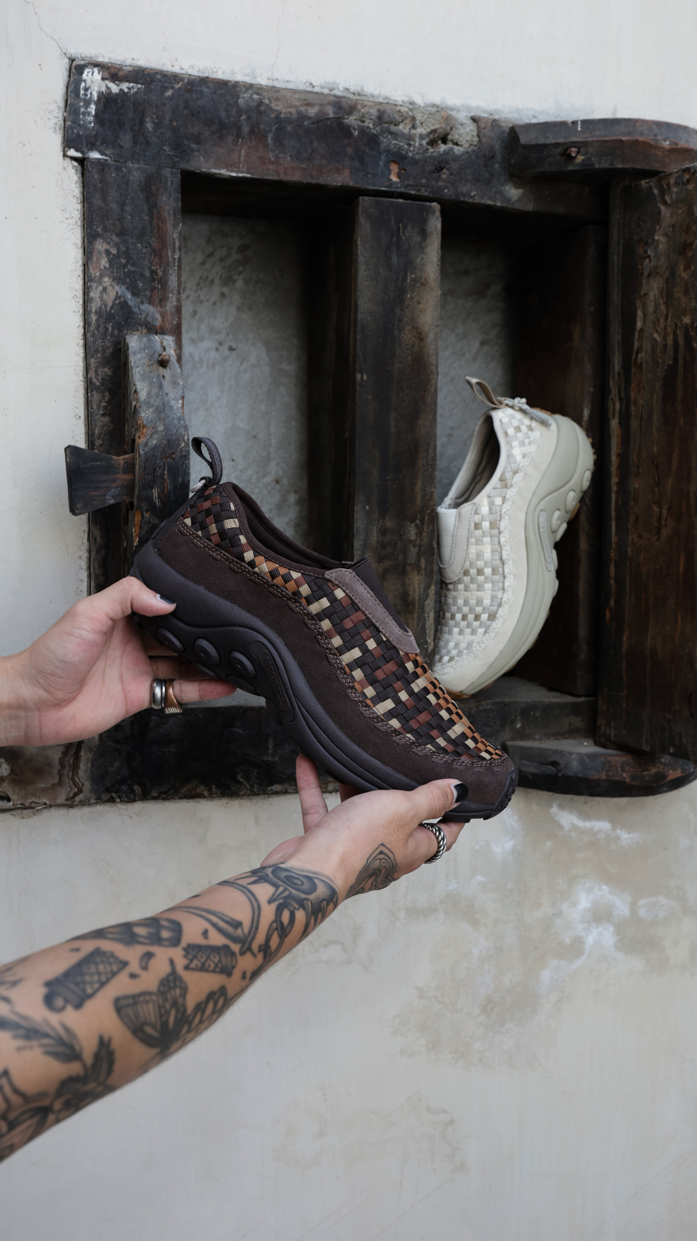 靴 MERRELL 1TRL JUNGLE MOC EVO WOVEN JUNGLE MOC EVO WOVEN［1TRL］