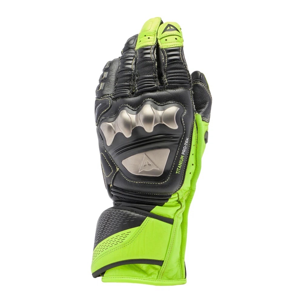 DAINESE FULL METAL 7 GLOVES BLACL/YELLOW-FLUO 黑螢光黃 皮手套