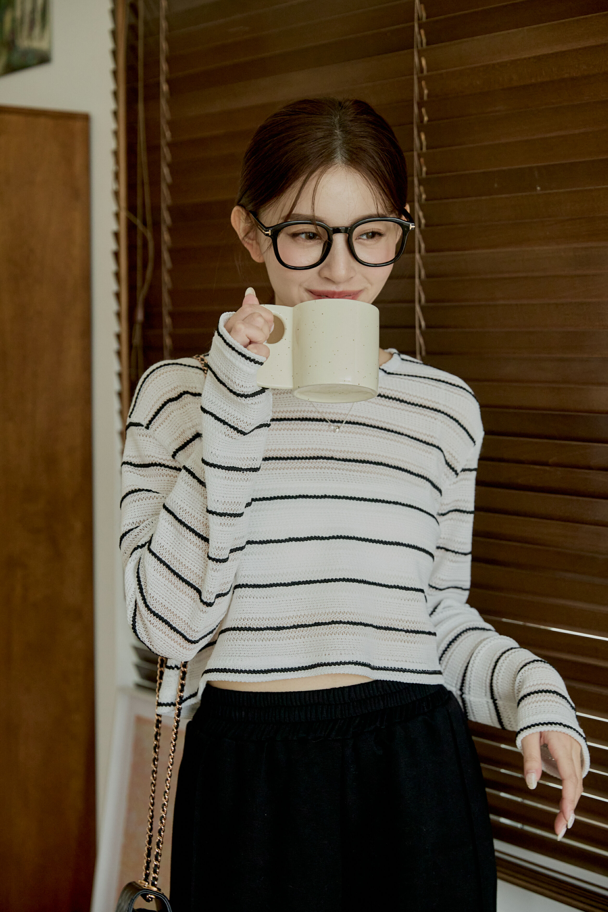 透氣簍空針織罩衫