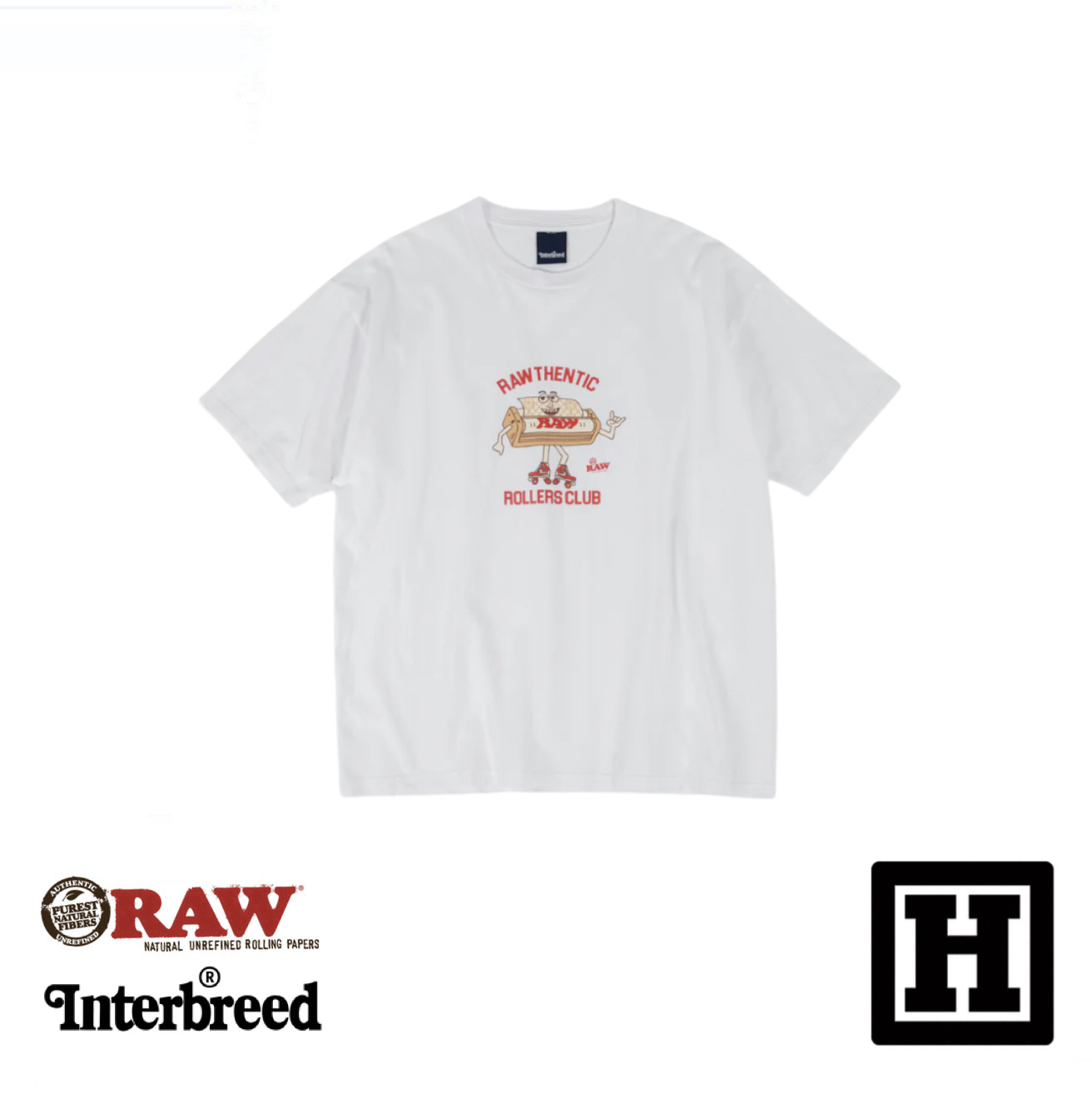 RAW x INTERBREED “ROLLERS CLUB SS Tee” 限量聯名 短袖T恤「日本製」