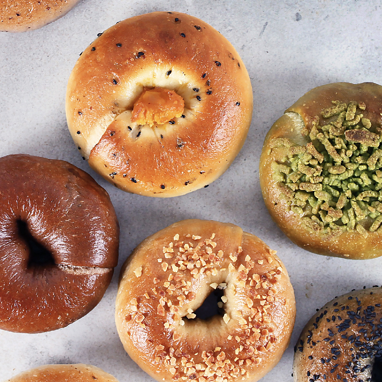 熱門綜合【貝果套組】甜鹹口味一次到位.ᐟ.ᐟ共12入