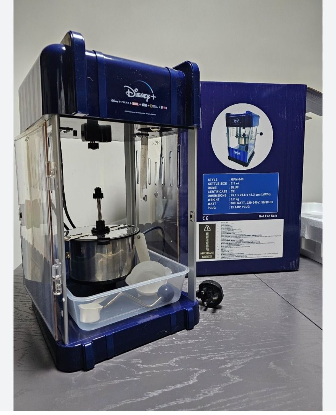 迪士尼自製戲院特別版爆谷機