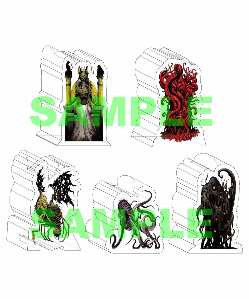 預購-《克蘇魯神話》　集換式迷你壓克力飾牌 PACK盲盒販售 隨機出貨【日本進口精品】