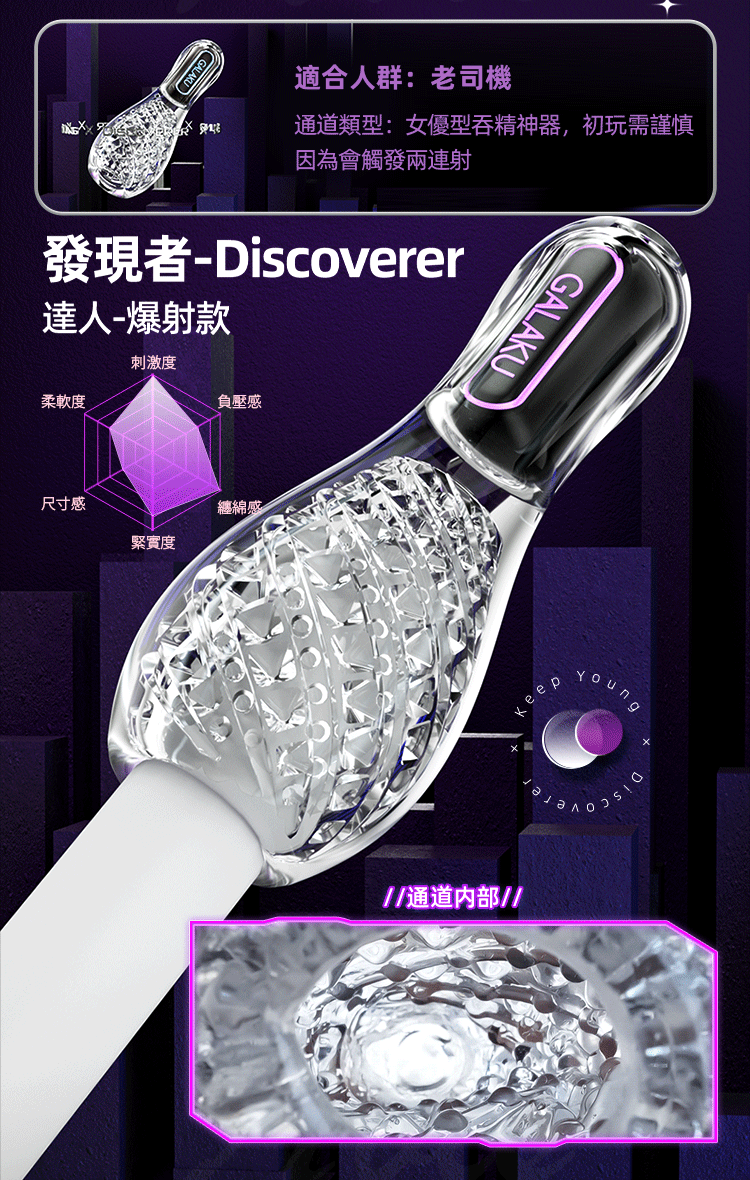 GALAKU保齡球 降敏訓練 龜頭訓練器 持久訓練器