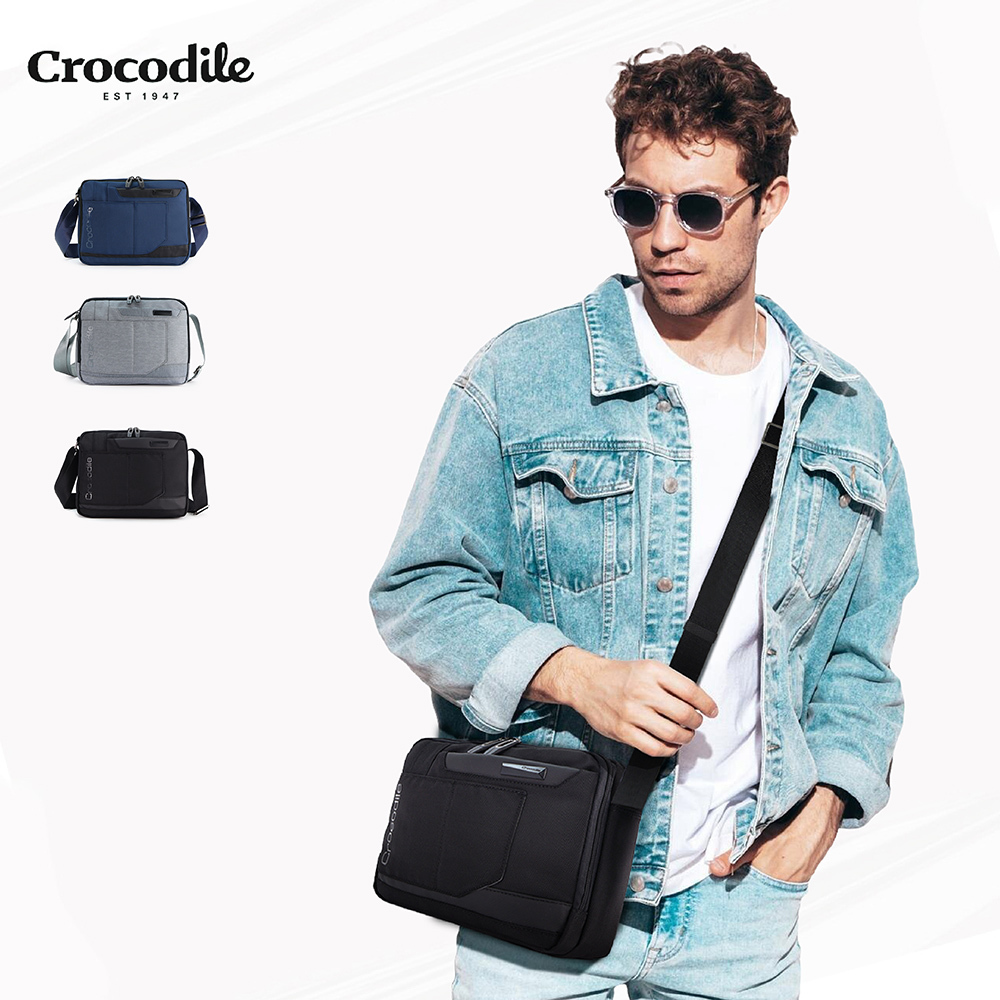 Crocodile 男側背包 商務包