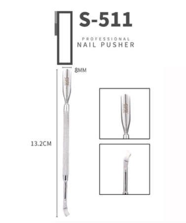 Popular easy-cut steel pusher nail knife (S-511 easy-cut steel pusher)