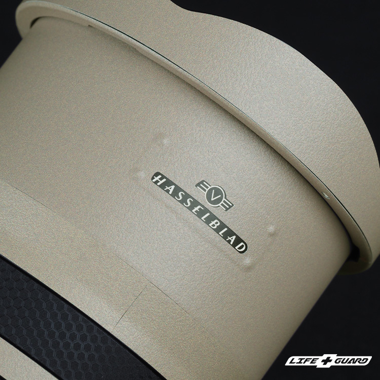 Hasselblad XCD 20-35mm 貼膜質感特寫，LIFE+GUARD 專機專屬開版