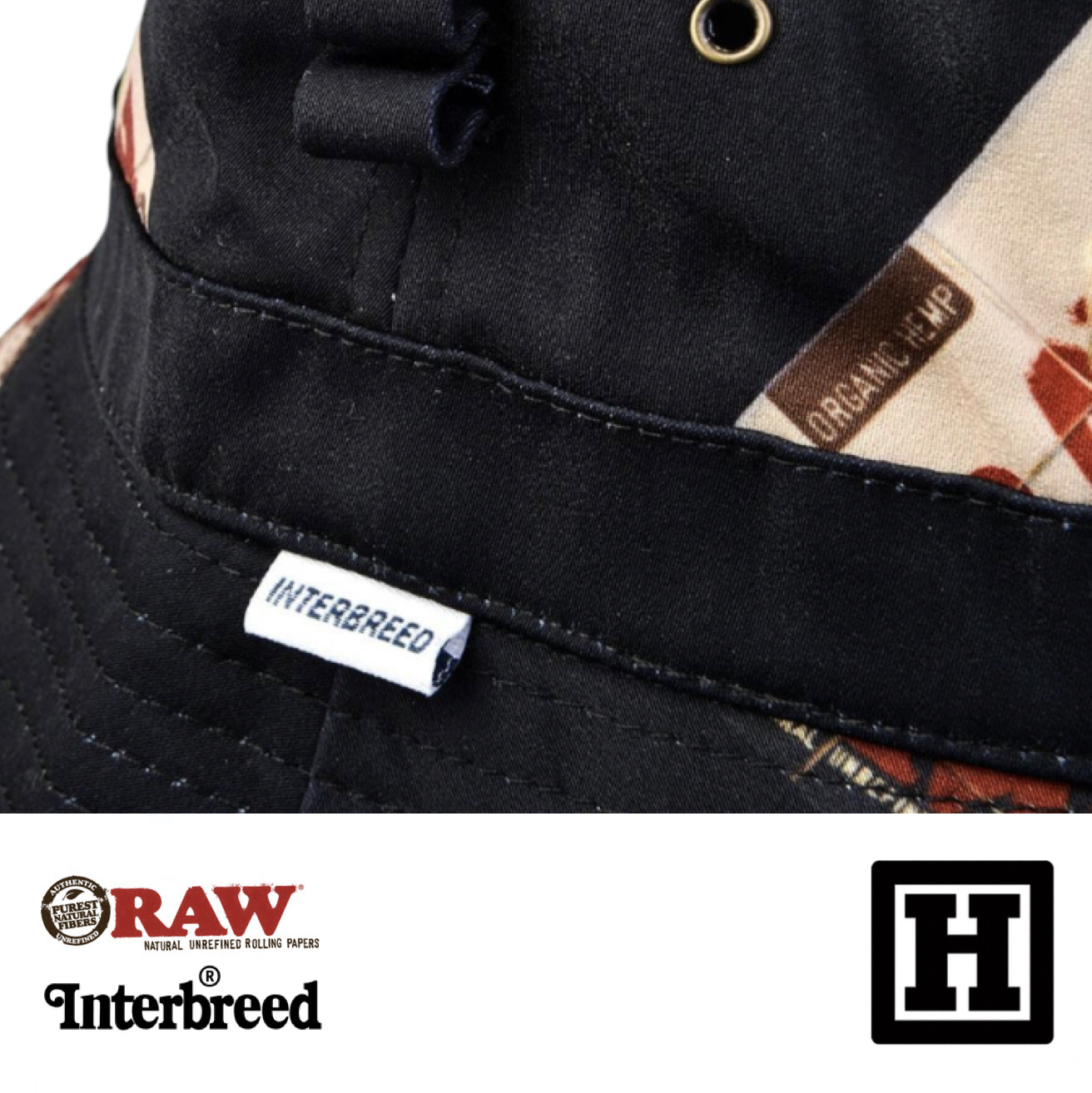 RAW x INTERBREED Bucket Hat 限量聯名 漁夫帽