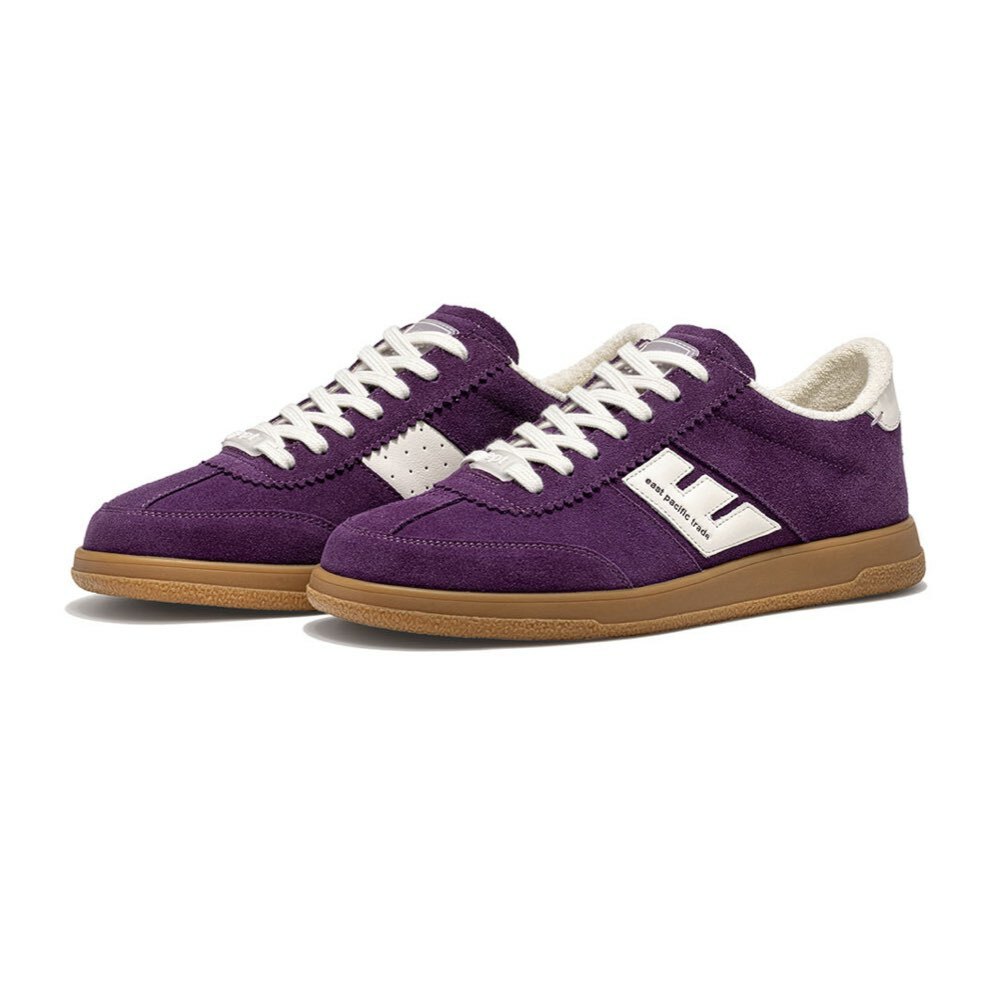 Ept Santos 麂皮紫 焦糖底 德訓鞋 休閒鞋 女鞋 EP4FN1ST23001